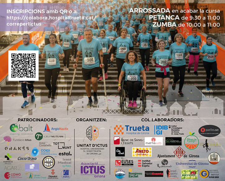 Patrocinadors 5a Cursa Solidària Corre per l'Ictus Girona 2025